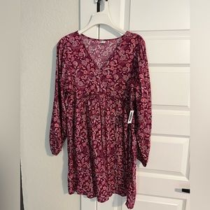 Old Navy Floral Print Sun Dress